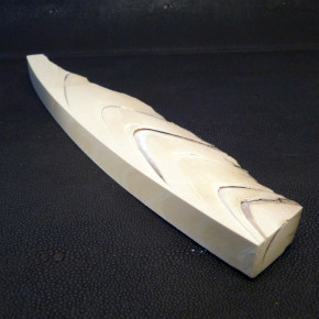 Längsschnitt eines Mammutzahns 230x38x14,5mm