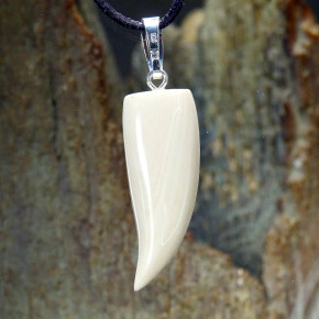 Zahnanhänger cremig