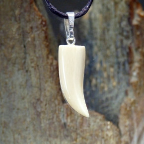 Zahnanhänger cremig