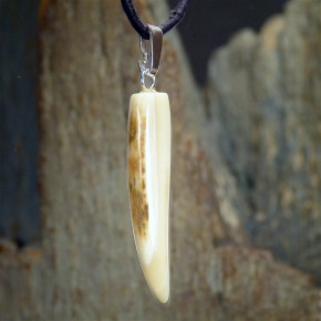 schlanker Zahnanhänger mit Färbung