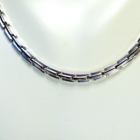 schweres Collier 925/- mit Teilvergoldung