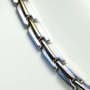 schweres Collier 925/- mit Teilvergoldung