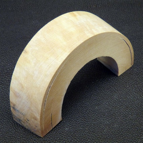 Mammut-Bogensegment braun ca. 86 x 48 x 15 mm