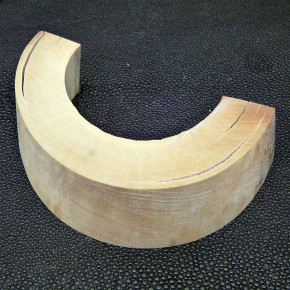 Mammut-Bogensegment braun ca. 86 x 48 x 15 mm