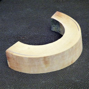 Mammut-Bogensegment braun ca. 86 x 48 x 15 mm
