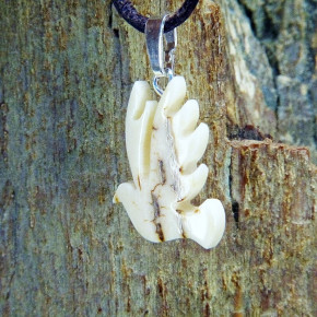 Friedenstaube mit Rindenstruktur