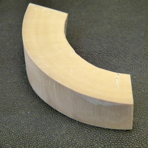 Mammut-Bogenabschnitt braun ca. 108x22-35x24mm