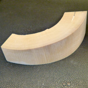 Mammut-Bogenabschnitt braun ca. 108x22-35x24mm