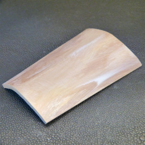 Mammut-Bogenplatte braun ca. 90 x 53 bis 63 x 4mm