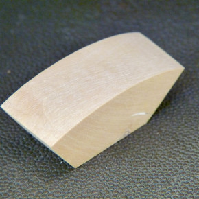 Mammut-Zuschnitt braun ca. 44x16x17,5mm