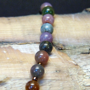 Collier aus Achaten und Mammut