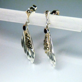 Markasit-Ohrhänger 925/-