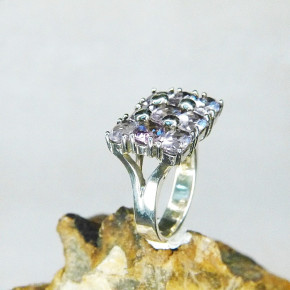 Silberring mit Zirkonia W 18,2