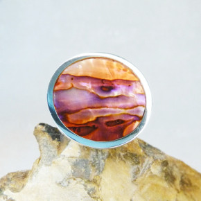 Silberring mit Perlmutt W16 - 21