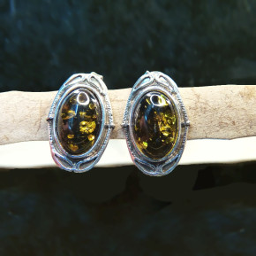 Bernsteinstecker Silber 925/-