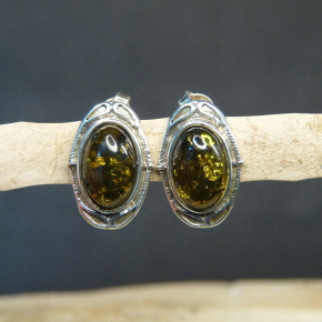 Bernsteinstecker Silber 925/-