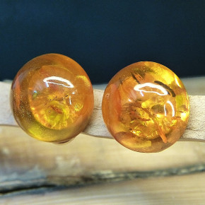 Bernsteinclipse ca. 18mm