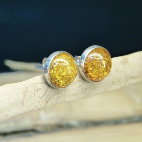 Bernsteinstecker Silber 925/-