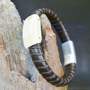 Lederarmband mit Mammut