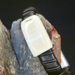 Lederarmband mit Mammut