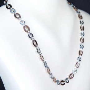 Collier/Kette Edelstahl rosévergoldet 47cm