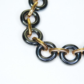 Armband Edelstahl/Hämatit