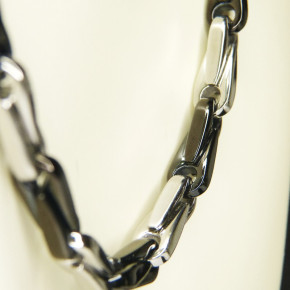schwere Designkette Edelstahl 60cm