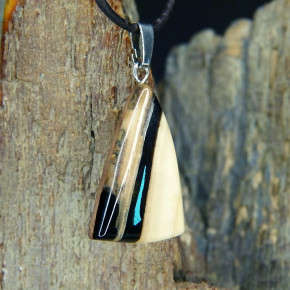 kleiner Mammut-Anhänger mit Türkis