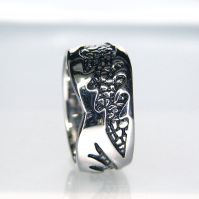 Edelstahl Motivring Größe 66 (Ø ca. 21 mm)