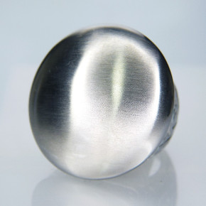 großer Edelstahlring mattiert Größe 58 (Ø ca. 18,5 mm)