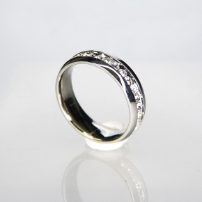 Memory-Ring Edelstahl Größe 56 (Ø ca. 17,8 mm)