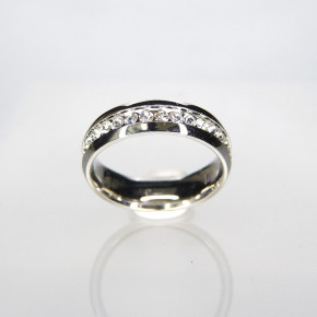 Memory-Ring Edelstahl Größe 56 (Ø ca. 17,8 mm)