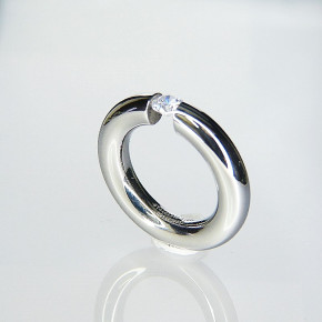 dicker Spannring Edelstahl Größe 54 (Ø ca. 17,2 mm)