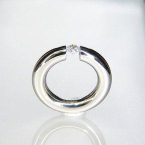 dicker Spannring Edelstahl Größe 56 (Ø ca. 17,8 mm)