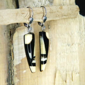 Mammut-Ohrhänger in Zahnform