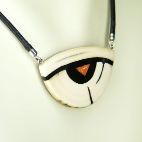Mammut-Collier mit "Koralle"