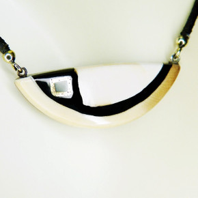 kleines Mammut-Collier mit Jade