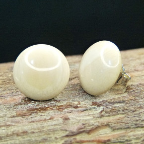 Bouton-Ohrstecker Mammut gefleckt ca.16mm