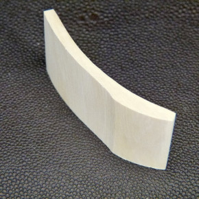 Mammut-Bogenplatte ca.62x29x5,5-3,5mm