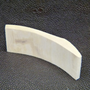 Mammut-Bogenplatte ca.62x29x5,5-3,5mm