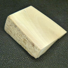 Mammut-Zuschnitt mit Rinde ca.50x44-42x20-2,5mm