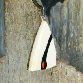 Mammut-Anhänger mit Koralle