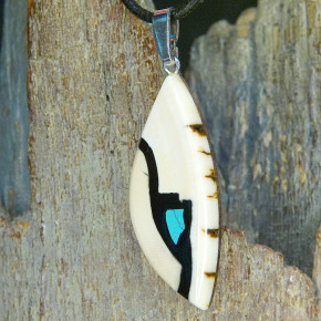 Mammut-Anhänger mit Türkis