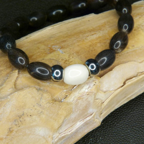 Armband Horn/Mammut/Edelstahl