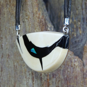 Mammut-Collier mit Azurit
