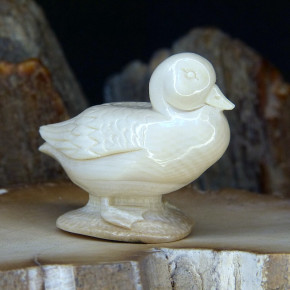 Ente fein geschnitzt