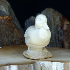 Ente fein geschnitzt