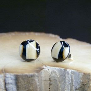 Mammut-Ohrstecker rund ca.11,5mm