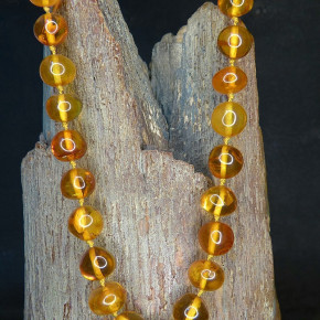 Kugelkette Naturbernstein Barockform