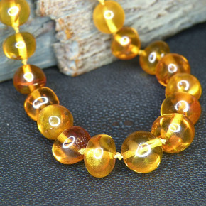 Kugelkette Naturbernstein Barockform